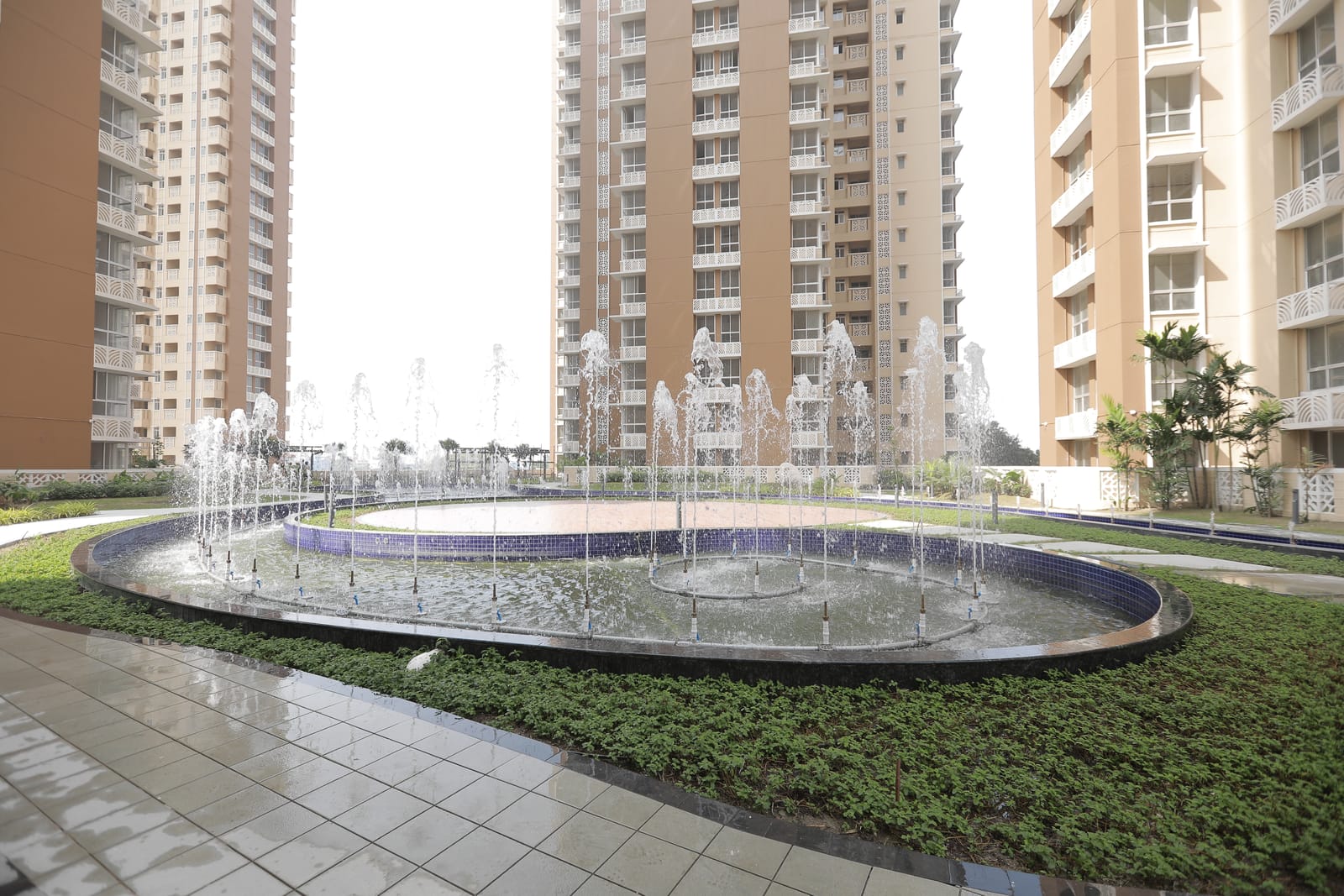 Musical fountain at New Kolkata